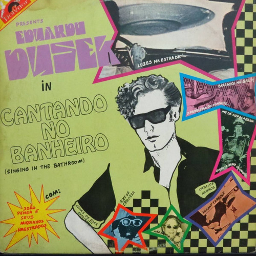 Lp - Eduardo Dusek In Cantando No Banheiro  -    Vinil Raro