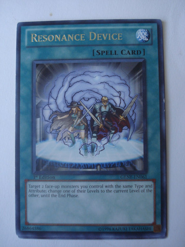 Carta Yu Gi Oh Resonance Device