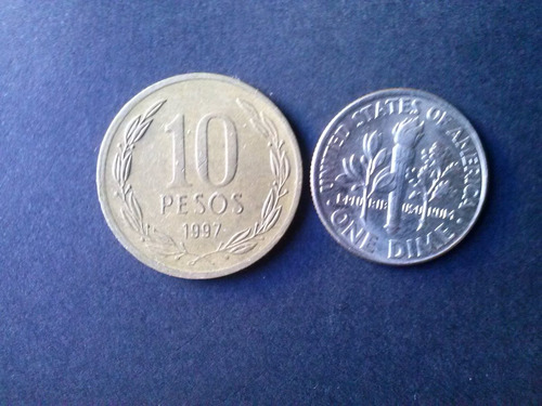 Moneda Estados Unidos One Dime 2004 Ceca P (c45)