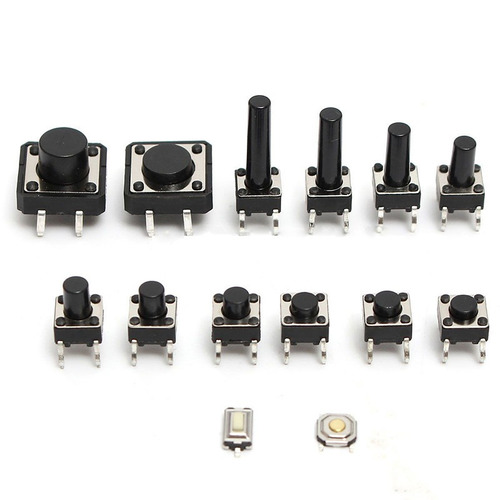 Kit 14 Diferentes Microswitch Push Button Switch Arduino