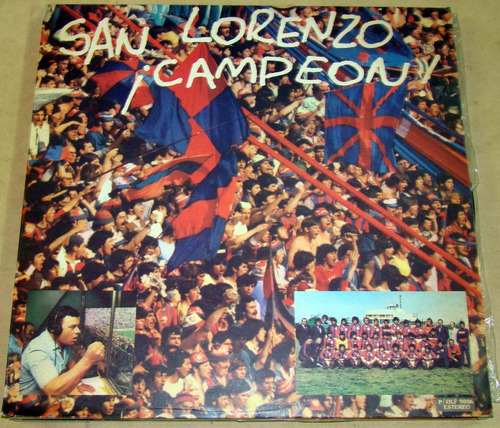 Jorge Bullrich San Lorenzo Campeon Lp Argentino Kktus