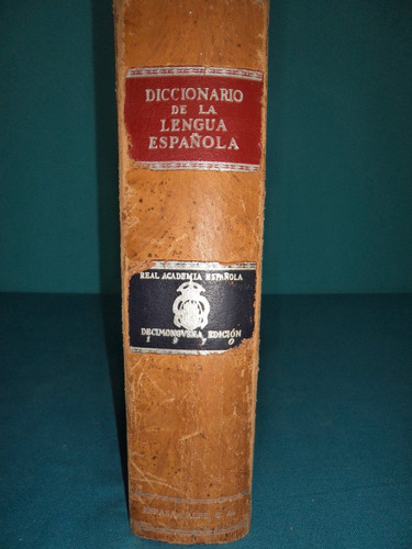 Antiguo Diccionario 1970 Real Academia Española Pdr12