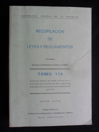 Recopilacion De Leyes Y Reglamentos T 114