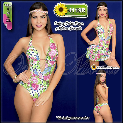 Imagen 4 de 6 de Traje Baño Dama Ultima Moda Enteros Importado Tankini