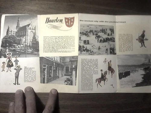 Vintage! Mapa Y Folleto De Haarlem (holanda) Años 60s (Usado)