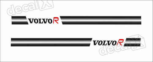 Adesivo Faixas Laterais Volvo R C30 Imp2