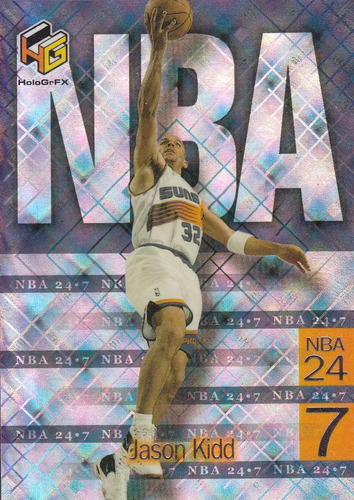 1999-00 Ud Hologrfx Nba 24-7 Jason Kidd Suns