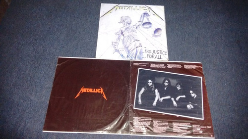 Lp Metallica And Justice For All Formato Acetato,long Play