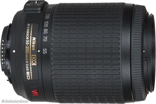 Lente Zoom Nikon 55-200mm F/4-5.6g Vr 2 Dx Nuevo!