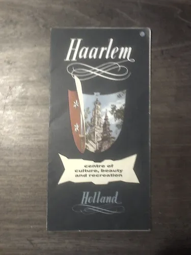 Vintage! Mapa Y Folleto De Haarlem (holanda) Años  60s (Usado)