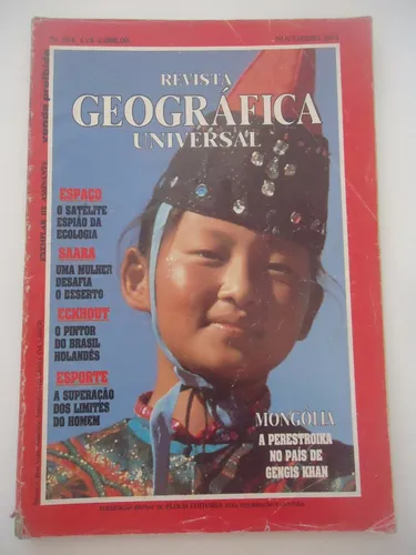 comprar Revista Geográfica Universal #204 Ano 1991 Mongólia