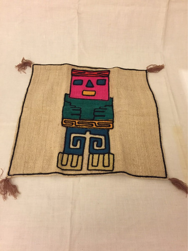 Funda De Almohadón De Pura Lana Artesanal Salteña