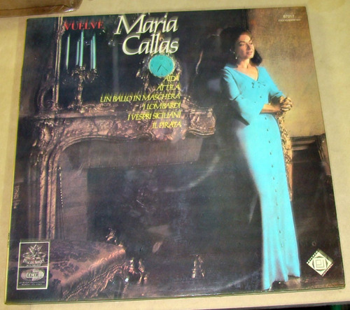 Maria Callas Vuelve Arias De Aida Attila Il Pirata Lp Arg