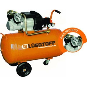 Compresor De Aire 4hp 100l Lusqtoff Lc-40100bd Bicilindrico