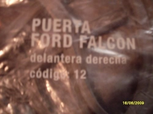 Imagen 3 de 3 de 4 Burlete Ford Falcon Puertas Delanteras Y Traseras