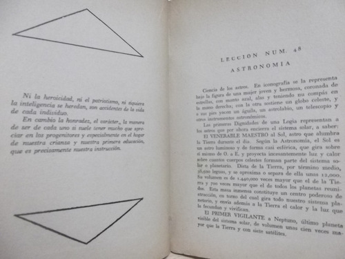Cincuenta Lecciones De Cultura Masonica - Umbert Santos-1949