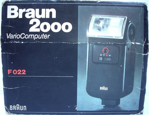 Flash Braun 2000 Vario Computer A Revisar