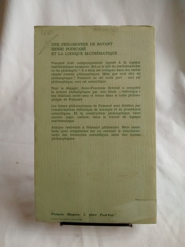 Imagen 2 de 5 de Une Philosophie De Savant. Anne- Françoise Schmid En Frances