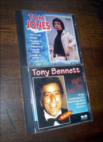 Lote X 2 Cds _ Tony Bennett + Tom Jones / Nuevos
