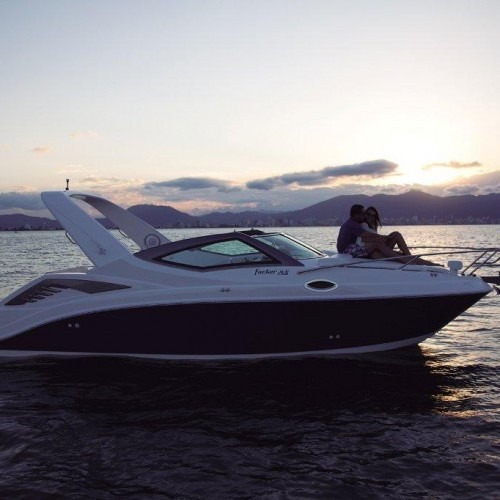 Lancha Focker 265 Com Motor Centro Rabeta Mercruiser 300 Hp