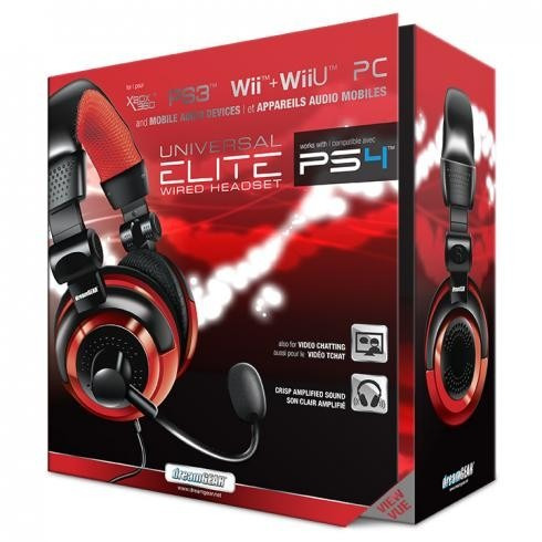 Headset Dreamgear Elite Universal Ps4 Ps3 Xbox 360 Wii Wii U