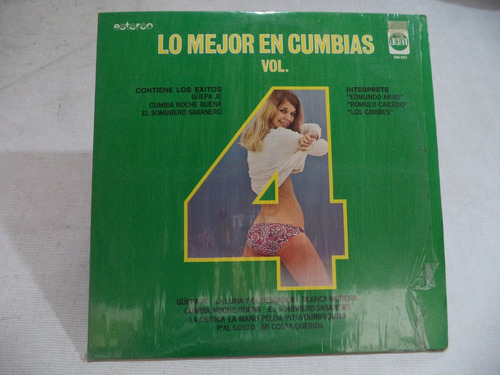 Lo Mejor En Cumbias Vol. 4 Lp De Coleccion Semi Nuevo Mexico
