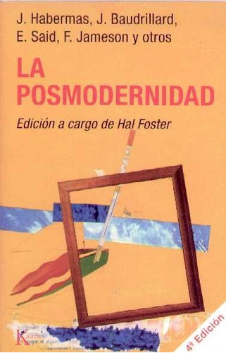 Posmodernidad / Foster (envíos)