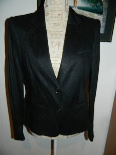 Blazer Lino Negro