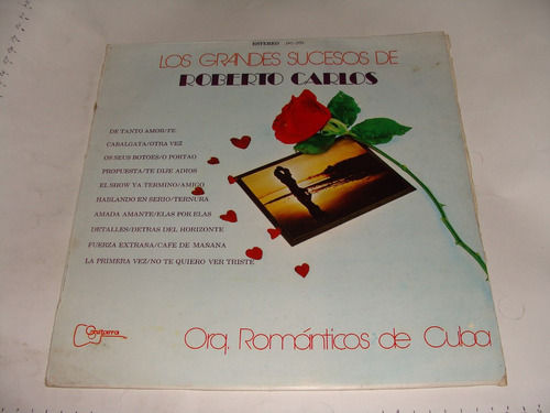 Disco Acetato Los Grandes Sucesos De Roberto Carlos, Orquest