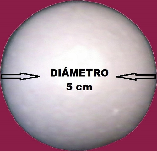 Esferas, De Espuma Plast - Telgopor, De 5 Cm Paq. X 20 Unid.