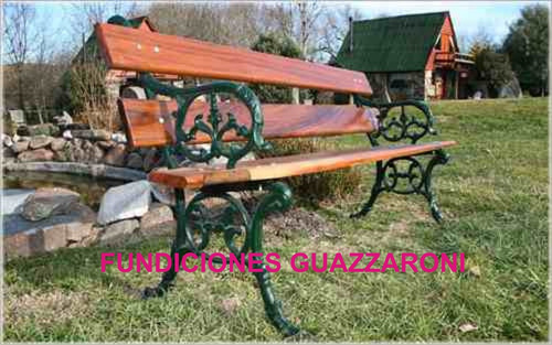Imagen 3 de 3 de Pies Patas Para Bancos De Plaza Jardin Fundicion