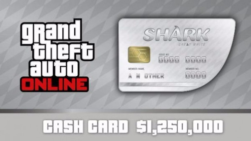 Gta V Pc Online Great White Shark Cash Card - 1.250.000