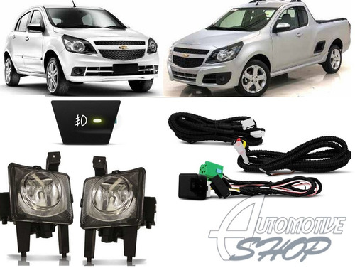 Automotive Shop Farol Aux/milha Gm Agile 09/13 Montana 11/13