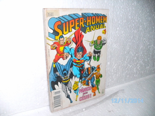 Gibi Formatinho Super-homem Anual Nº 01 Editora Abril 1994 