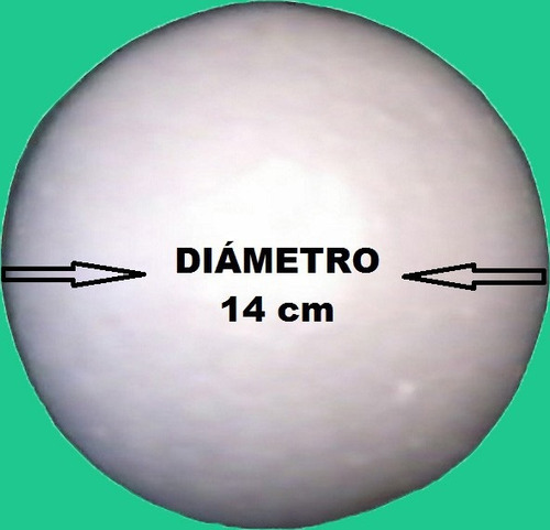 Esferas, De Espuma Plast - Telgopor  14 Cm Paq. 4unidades