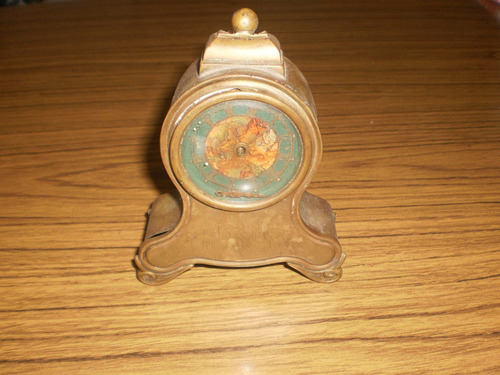 Antiguo Reloj Carcasa Totalmente De Bronce Muy Fino Diseño