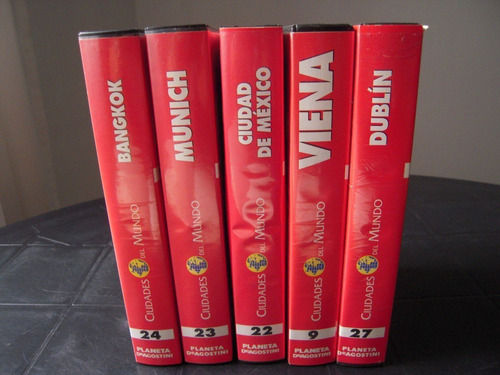Ciudades Del Mundo:30 Libros + Vhs. No Hago Envios