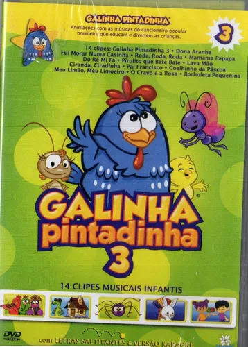 DVD: Galinha pintadinha 3 - Lacrado - Pouso Cultural