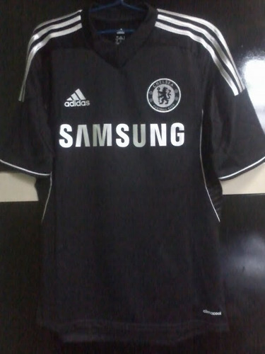 Camisa adidas Chelsea Third (preta) 2013-2014