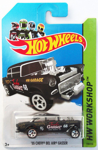 55 Chevy Bel Air Gasser Hot Wheels 190 1/64