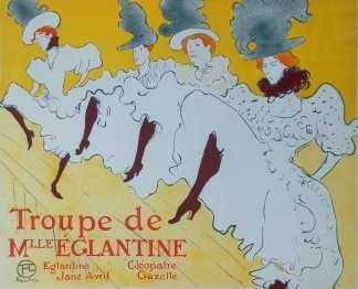 Toulouse Lautrec - Troupe De Mille - Lámina 45x30 Cm.