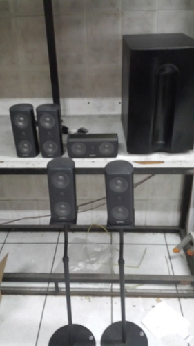 Receiver Pioneer Vsx-815-k Semi Novo Subwoofer + 5 Caixas