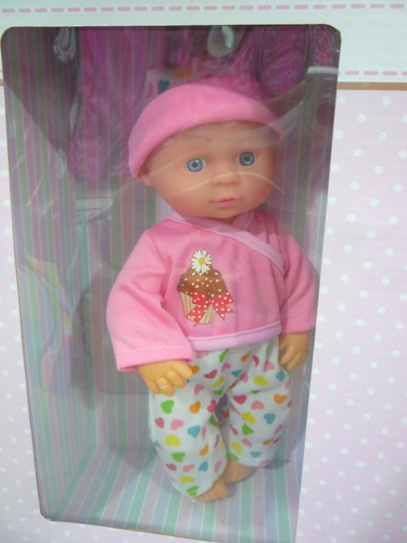 Set De Muñeca,coche,silla Para Comer Y Cuna