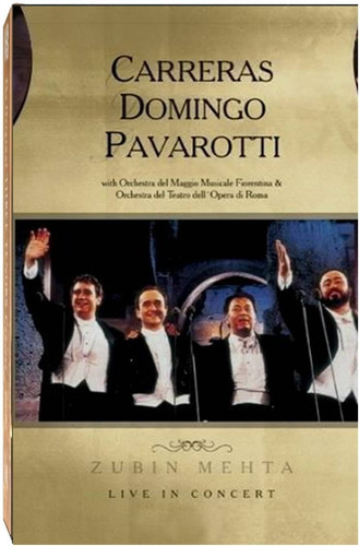 Dvd 3 Tenors In Concert Original Lacrado 1990 Live Caracalla