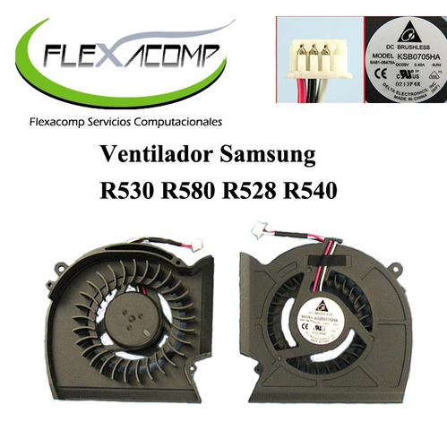 Ventilador Samsung R530 R580 R528 R540 Envio Gratis Flexacom