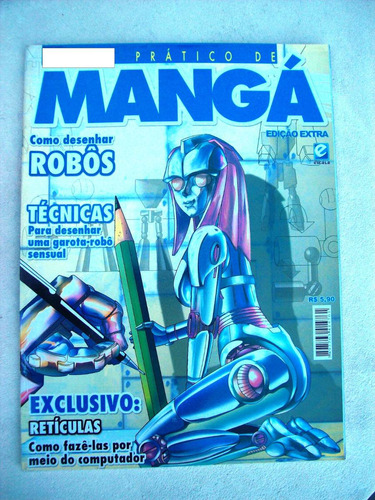 Revista: Mangá - Desenhar Robôs - Retículas - Arthur Garcia