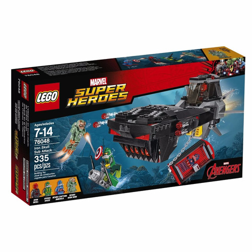Lego Super Heroes 76048 Ataque Submarino Iron Skull Educando
