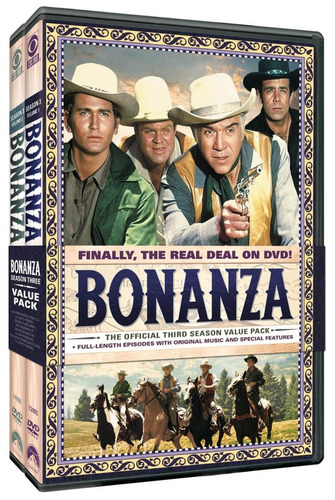 Bonanza Temporada 3 Tres Volumenes 1 Y 2 Serie Tv En Dvd