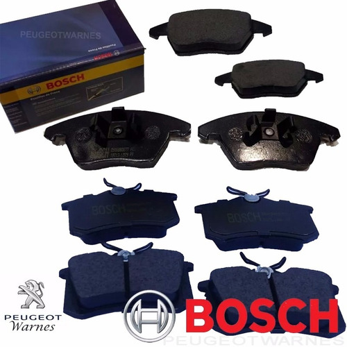 Pastillas Delanteras + Traseras Bosch Peugeot 208 Xy 1.6 Thp
