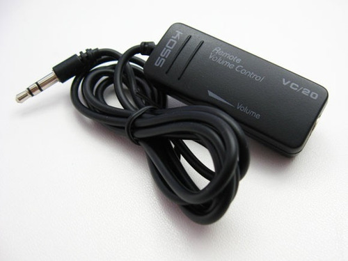 Adaptador Koss Vc20  Porta Pro  - Controle De Volume - P2